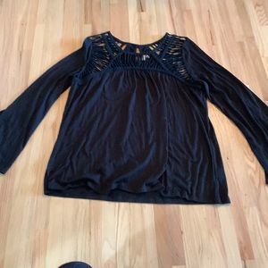 Stitch Fix webbed bell sleeve top
